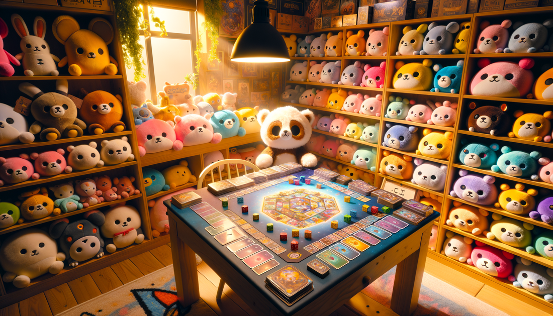 Players engaged in a game of Contrabanter around a table.