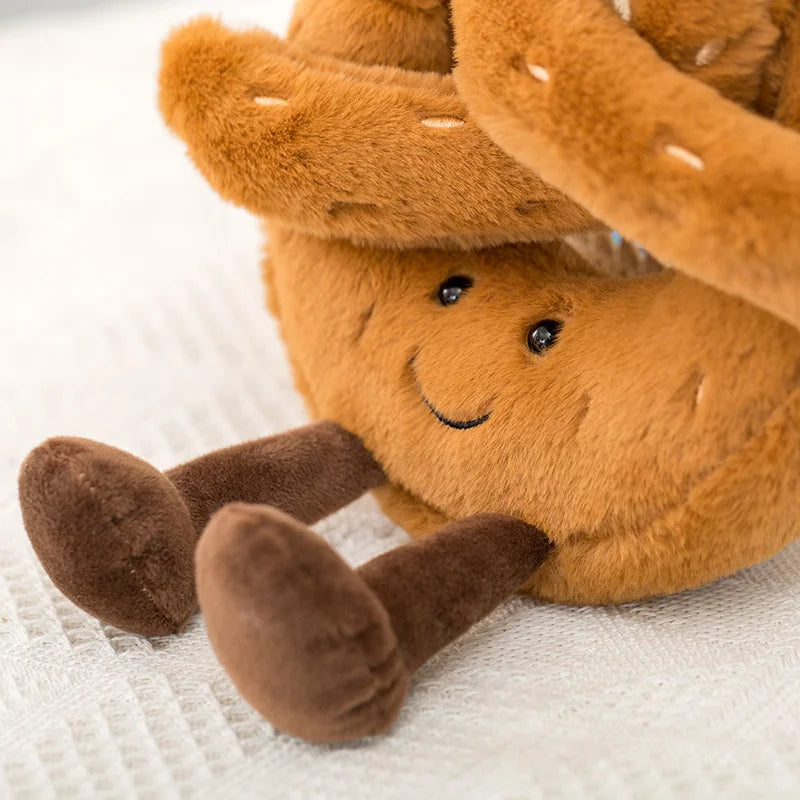 Plush Toast Bread Toy - Cute Food Stuffed Doll for Kids