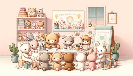 Deddy Bears plush toys with new home goods, crafting accessories, and posters.