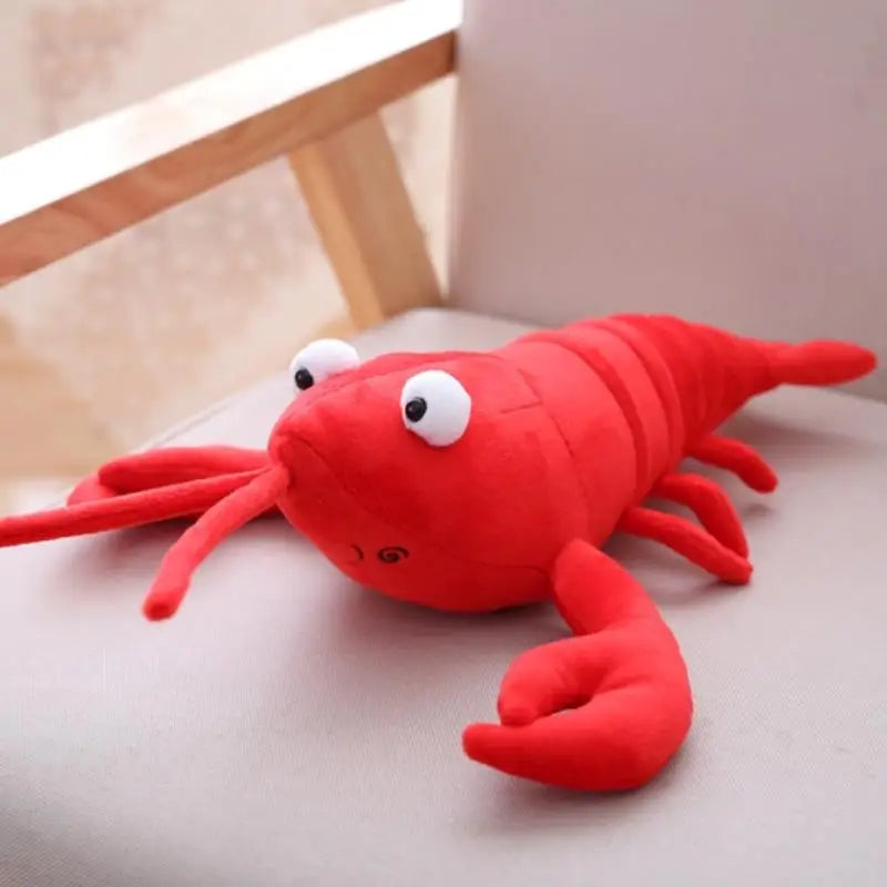 Simulation Lobster Plush Toy - Stuffed Sea Animal Doll (30/55/80cm)