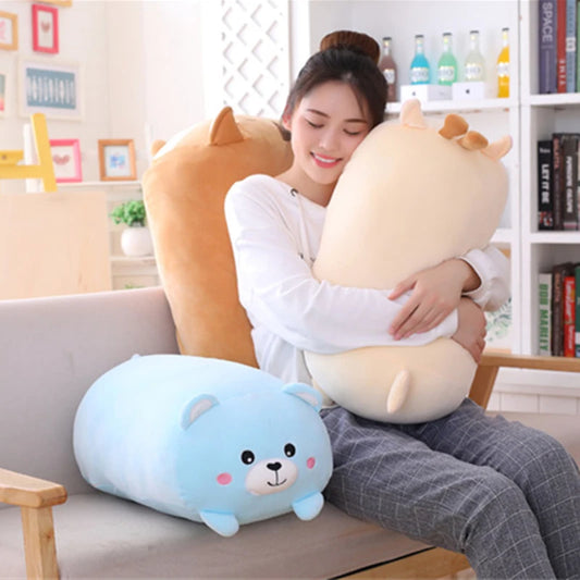 20cm Kawaii Animal Plush Toy - Dinosaur, Pig, Cat, Bear, Panda, Hamster, Elephant, Deer