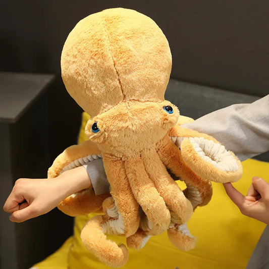 Lifelike Octopus Plush Toy - Soft Marine Life Doll (30-90cm)