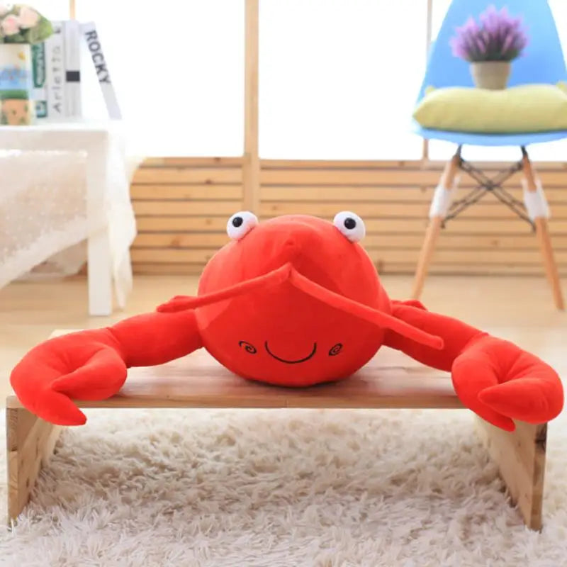 Simulation Lobster Plush Toy - Stuffed Sea Animal Doll (30/55/80cm)