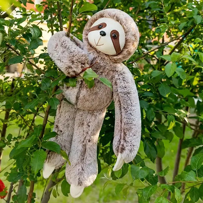 Brown Sloth Plush Toy - Soft Stuffed Animal