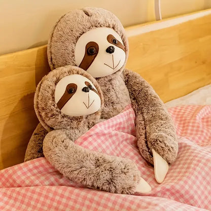 Brown Sloth Plush Toy - Soft Stuffed Animal