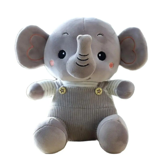 Cute Elephant Doll Plush Toy - Soft Stuffed Pillow (24cm)