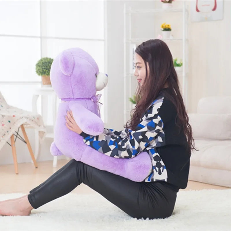 35/80cm Cute Purple Bear