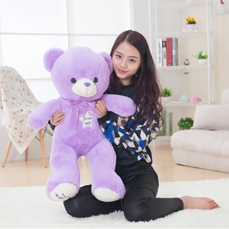 35/80cm Cute Purple Bear