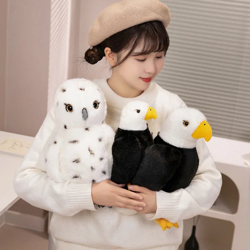 Eagle and Owl Plush Toy Set