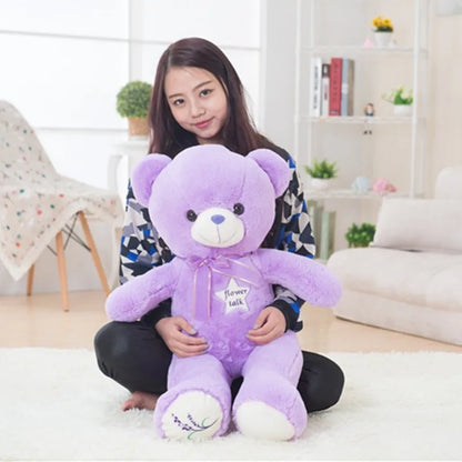 35/80cm Cute Purple Bear